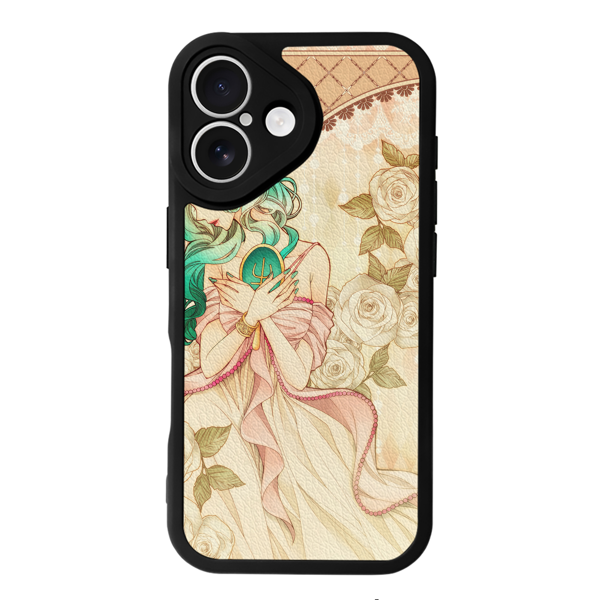 （画像用） 美少女戦士セーラームーン Sailor Moon 【iPhone 16シリーズ対応】シリコンスマホケース（レザー調） 材質：シリコン